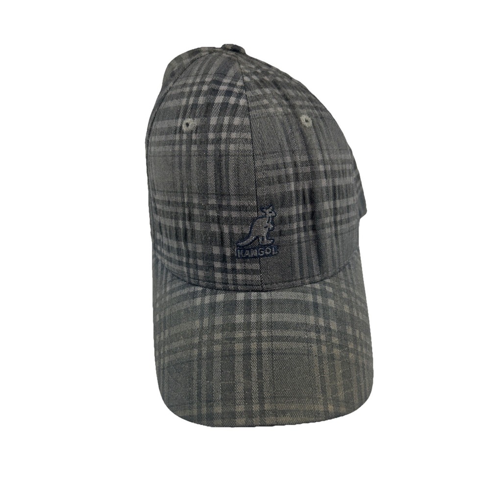 Vintage Y2K Kangol Plaid Flex For Hat Cap Size L/XL Kangaroo Logo